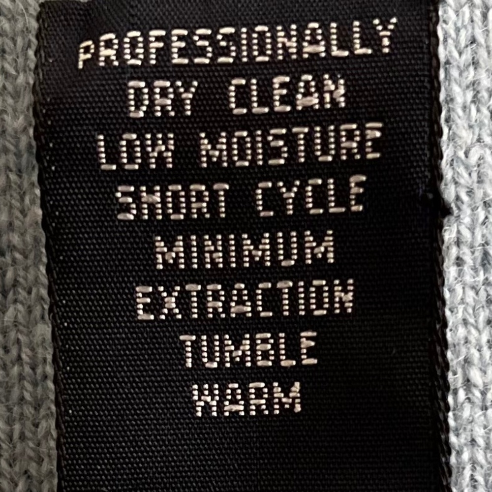 Lands' End Light Blue Crew Neck Sweater 100% cashmere - Picture 4 of 5
